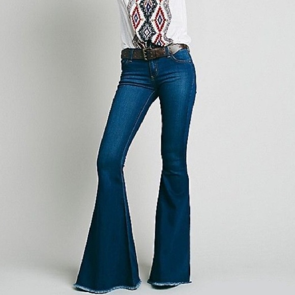 Free People Denim - Free People Super Flare Jeans